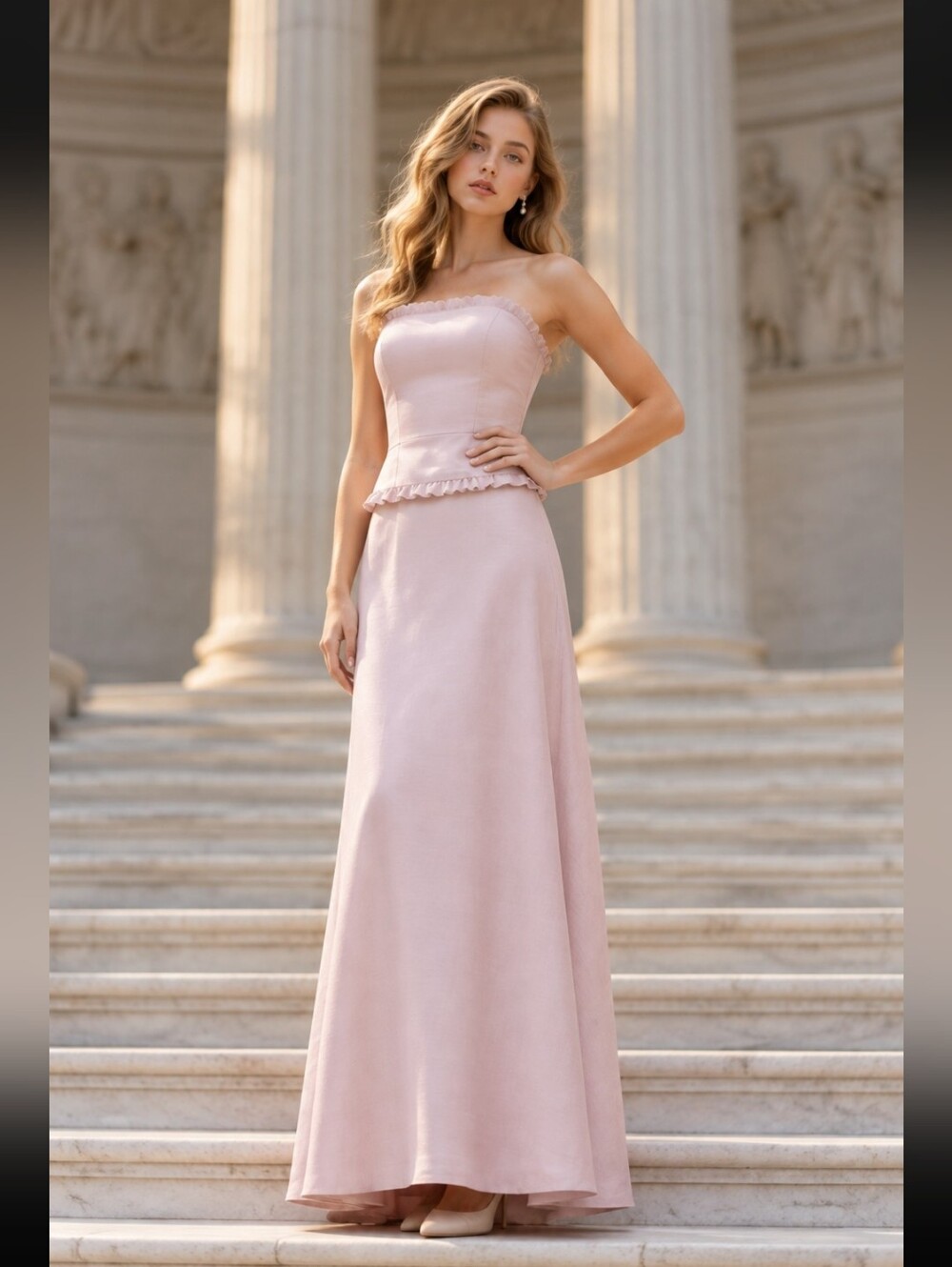 Panoply Gown Lavender Two-Piece Size 7-8
